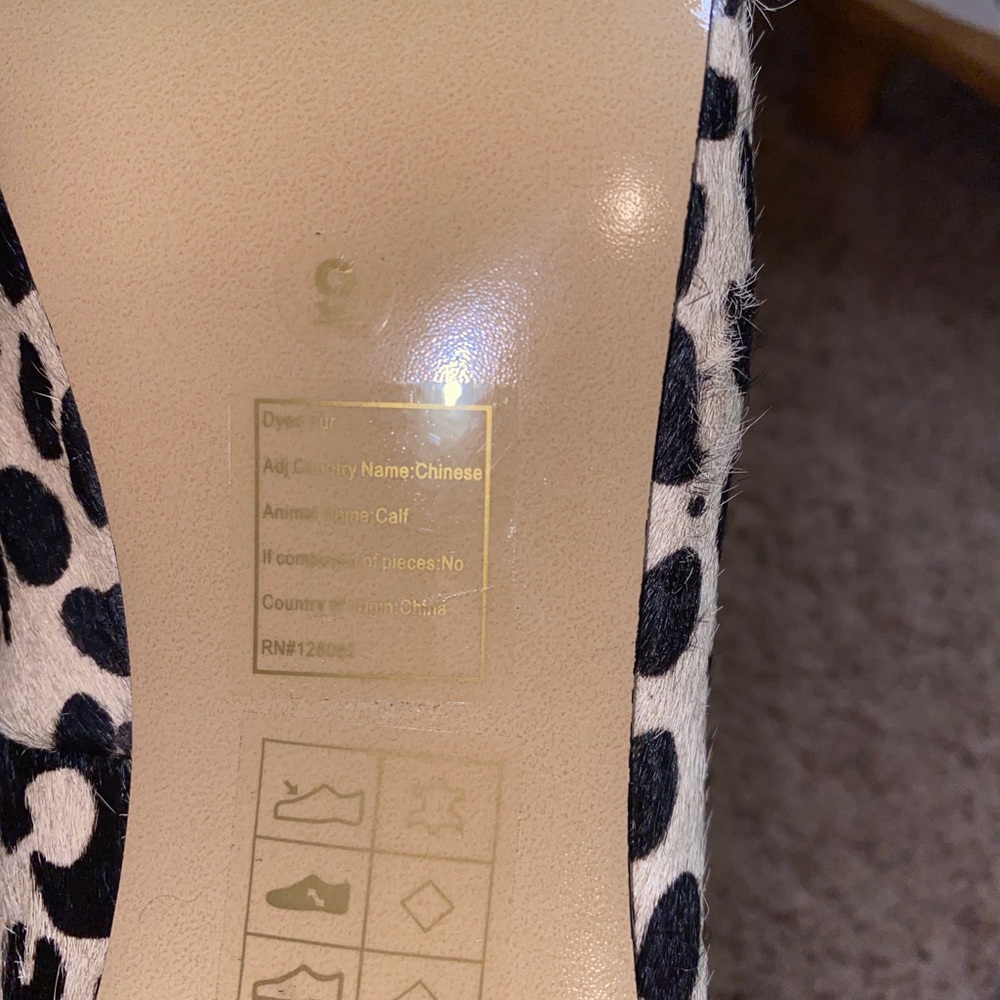 DV dolce vita animal print heels Size 9 - Picture 7 of 8
